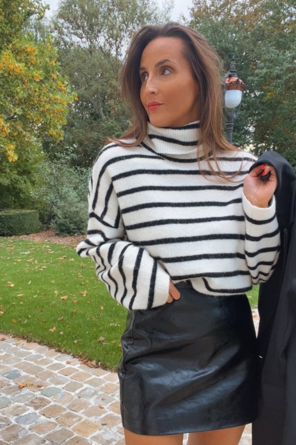 ALPHA ROLLNECK STRIPED