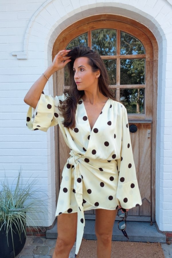 LOULOU POLKA DRESS