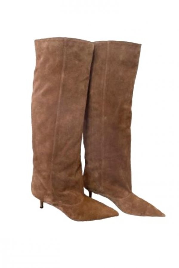 BOTINES SUEDE COGNAC