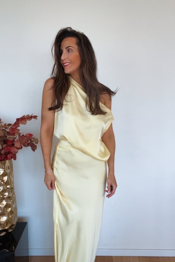 HANA LONG LOGO SKIRT