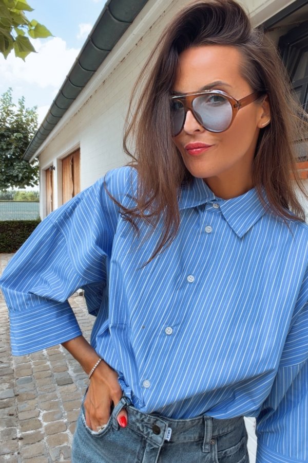 JACKIE LIGHT BLUE SHIRT 