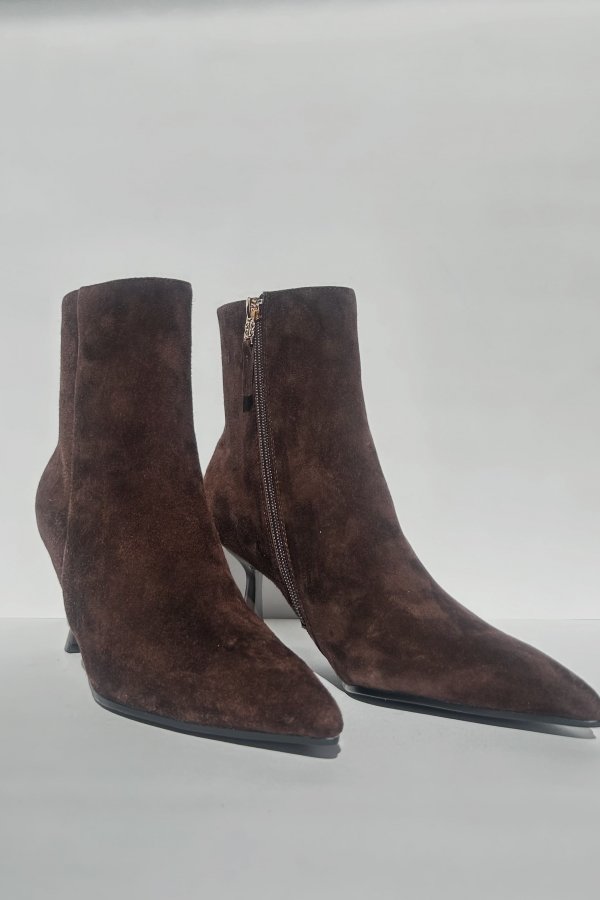 MARRON SUEDE BOOTS