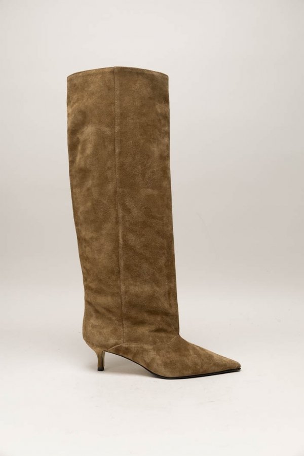 BOTINES SUEDE COGNAC