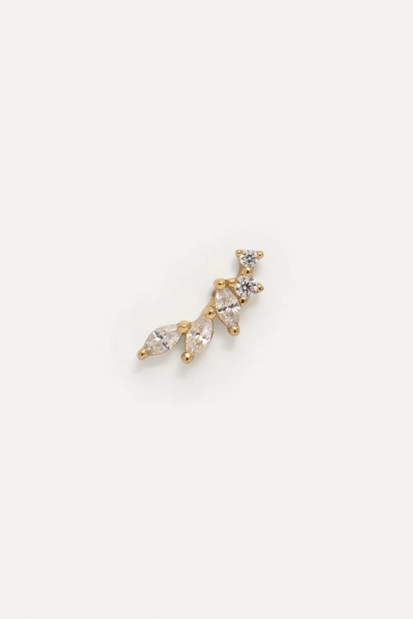 LOUISE STRASS LEAVES EARRING